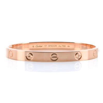 Cartier | Love Bracelet, Size 17 - 18K Rose Gold