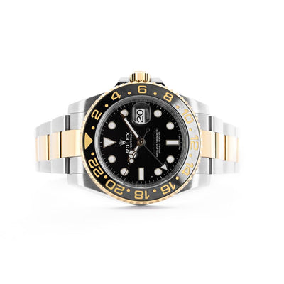 Rolex | 40mm GMT Master II, Black Dial, Oyster, Two-Tone - 116713LN