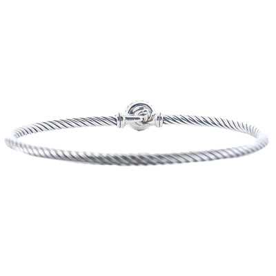 David Yurman | .16CTW Diamond Chantalaine Bracelet, 6.75 - 925 Sterling Silver