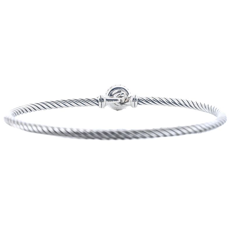 David Yurman | .16CTW Diamond Chantalaine Bracelet, 6.75 - 925 Sterling Silver