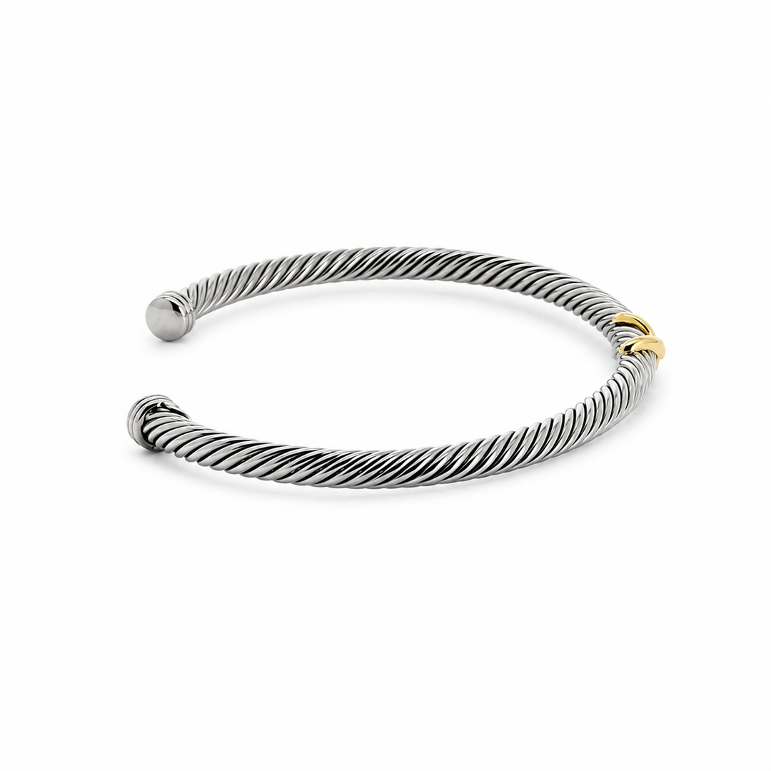 David Yurman | X Classic Cable Station Bracelet, 6.75