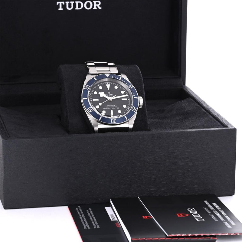 Tudor | 41mm Heritage Black Bay, Blue Bezel, Stainless Steel - 79230B