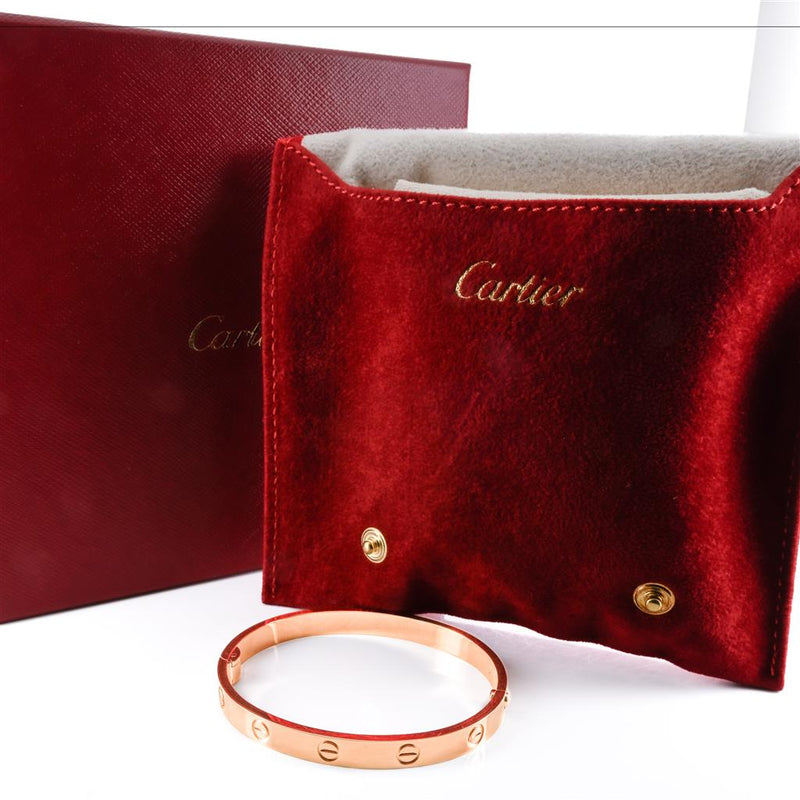Cartier | Love Bracelet, Size 17 - 18K Rose Gold