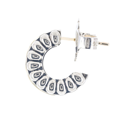 Lagos | Caviar Huggie Earrings - 925 Sterling Silver + 18K Yellow Gold