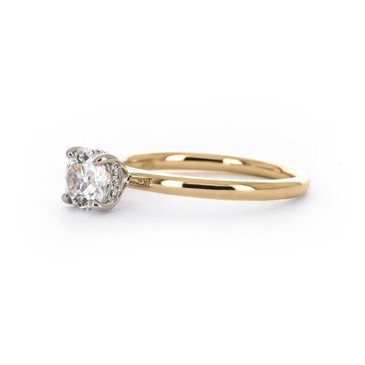 1.15ctw Round Lab-Grown Diamond Engagement Ring, Signature Solitaire - 14K Yellow Gold