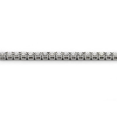 3.0ctw Round Diamond Tennis Bracelet, 7" - 14K White Gold