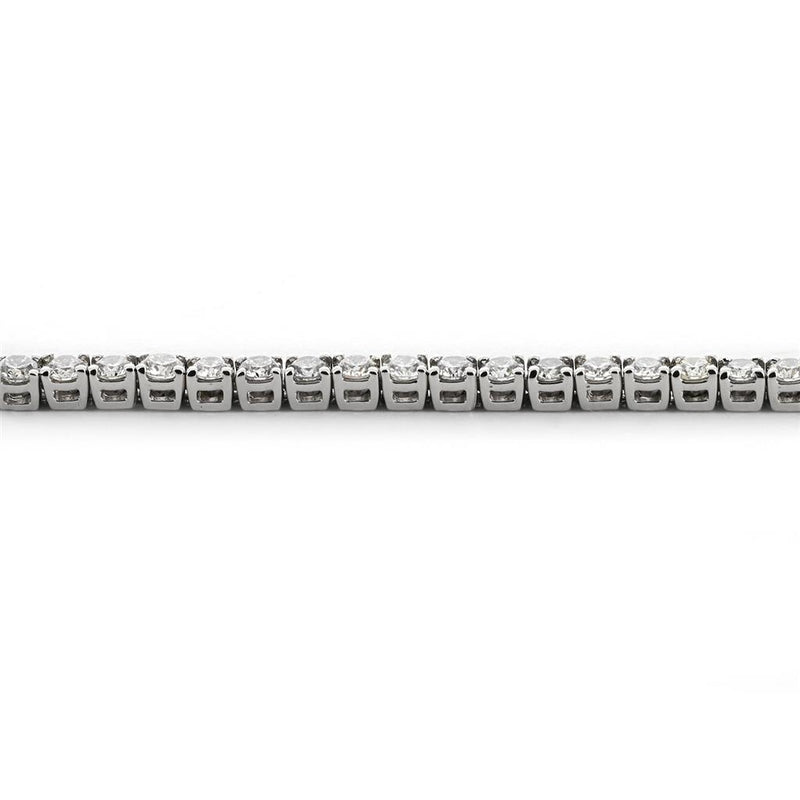 3.0ctw Round Diamond Tennis Bracelet, 7" - 14K White Gold