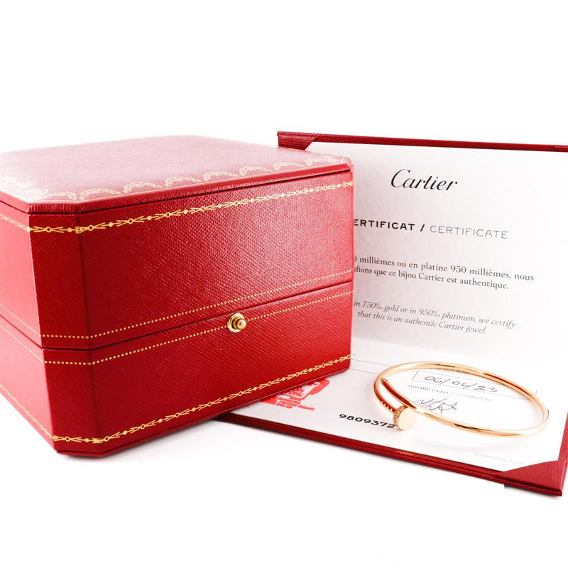 Cartier | Juste Un Clou Bracelet, Size 17 - 18K Yellow Gold