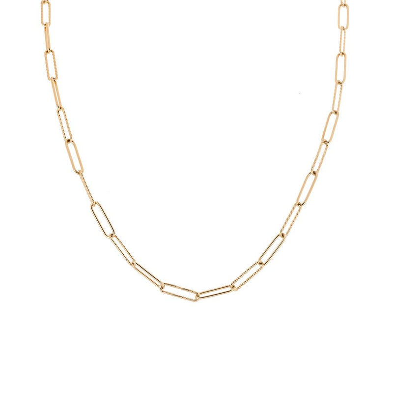 David Yurman | Madison Elongated Chain Necklace, 18", 3.5mm - 18K Yellow Gold