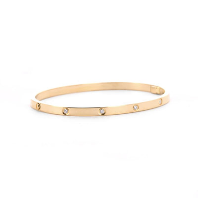 Cartier | 0.21ctw Love Bracelet, Size 17 - 18K Yellow Gold