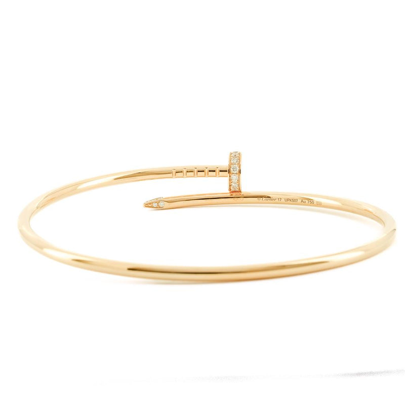 Cartier | Juste Un Clou Bracelet, Size 17 - 18K Yellow Gold
