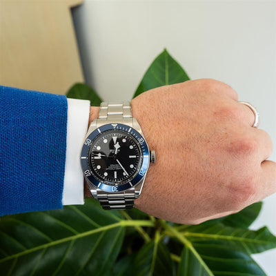 Tudor | 41mm Heritage Black Bay, Blue Bezel, Stainless Steel - 79230B