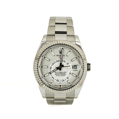 Rolex | 42mm Skydweller, White Dial, Oyster Bracelet - 336934