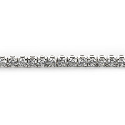 5.0ctw Round Lab Grown Diamond Tennis Bracelet, 7" - 14K White Gold