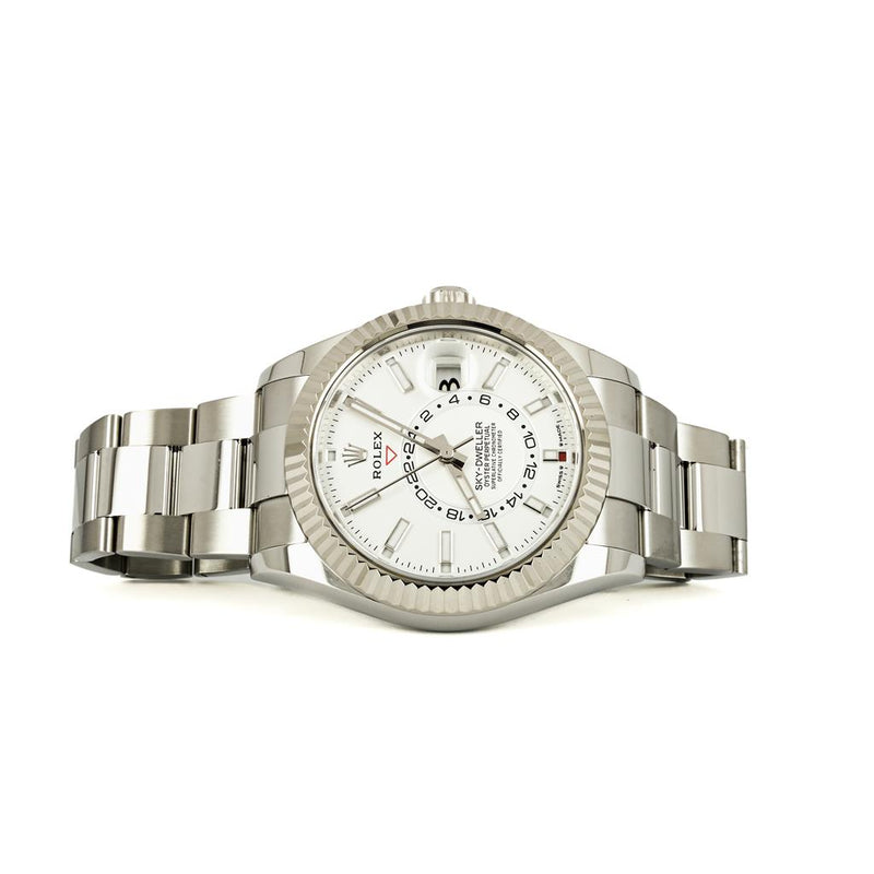 Rolex | 42mm Skydweller, White Dial, Oyster Bracelet - 336934