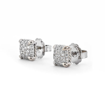 David Yurman | 0.82ctw 'Chatelaine' Diamond Stud Earrings