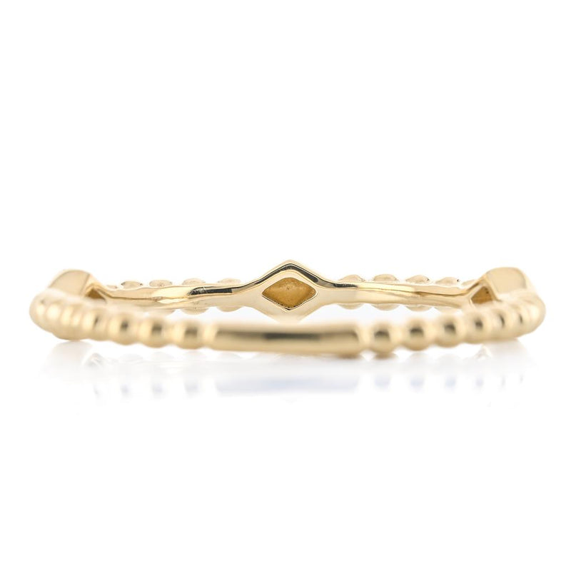 Bujukan Pyramid Band, Size 6.5 - 14K Yellow Gold