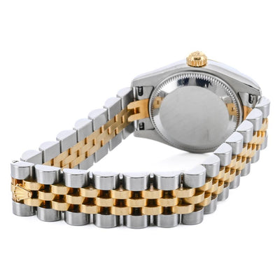 Rolex | 26MM Datejust, Champagne Diamond Dial - Stainless Steel - 179173