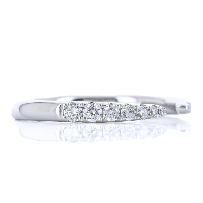 .29CTW Round Diamond Band - Open Point - 14K White Gold