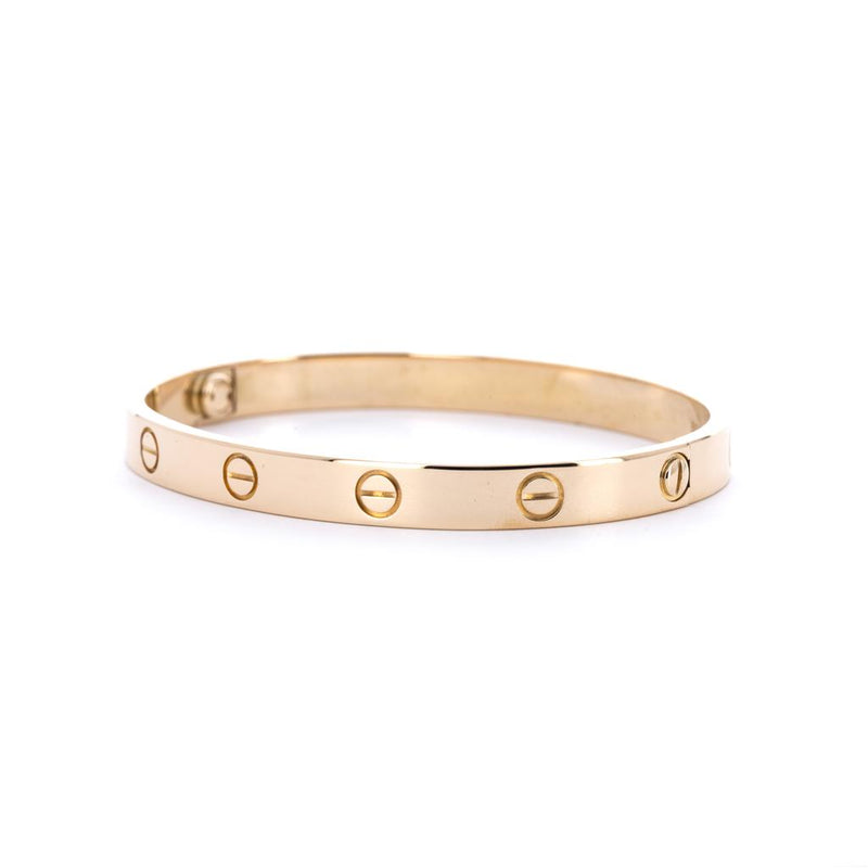 Cartier | Love Bangle, Size 17 - Yellow Gold