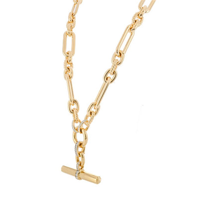 David Yurman | Lexington Chain Diamond Necklace, 18" - 18K Yellow Gold