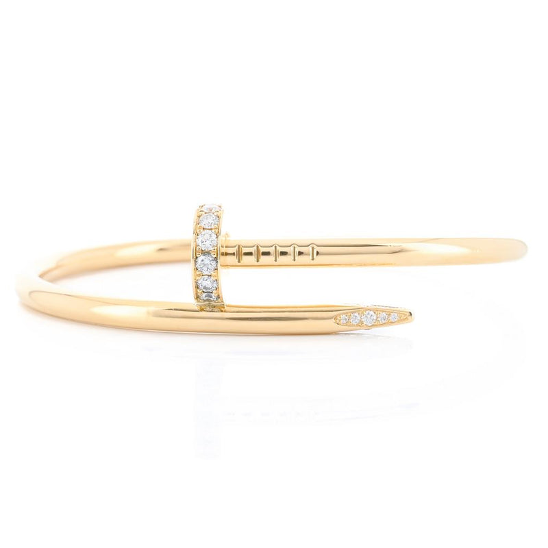 Cartier | Juste Un Clou Bracelet, Size 16 - 18K Yellow Gold
