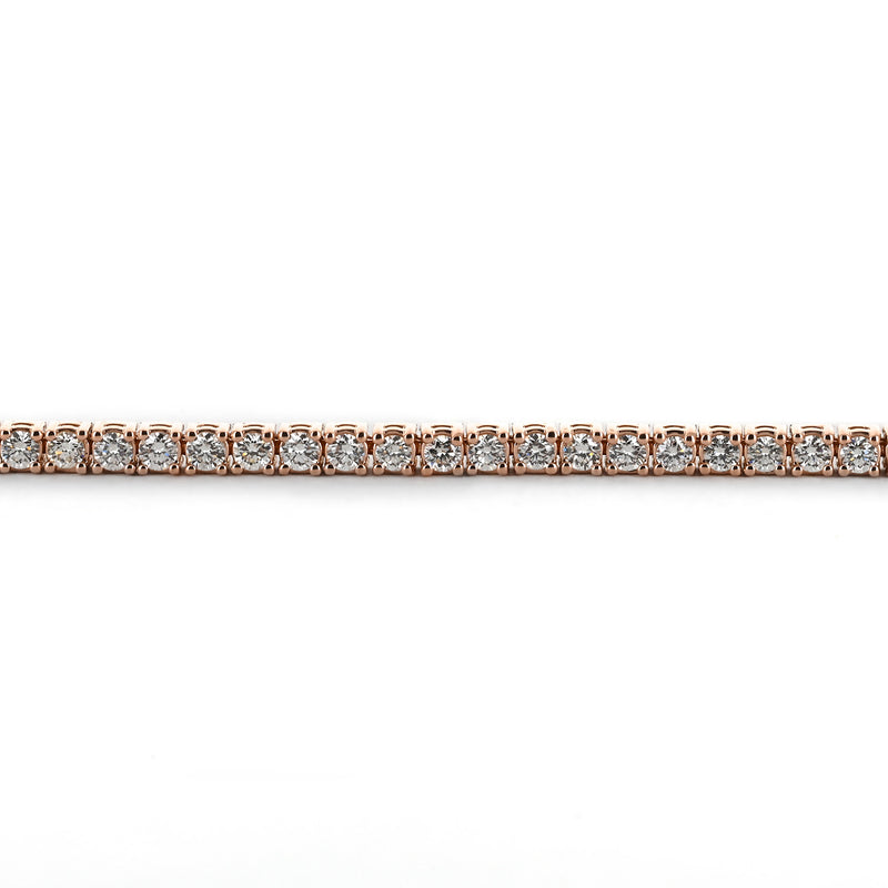 2.00ctw Round Diamond Tennis Bracelet - Rose Gold