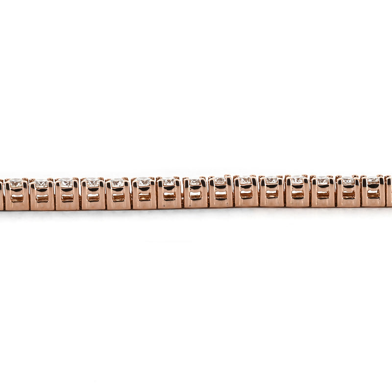 2.00ctw Round Diamond Tennis Bracelet - Rose Gold