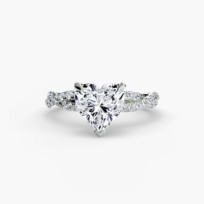The Twisted Pavé Solitaire