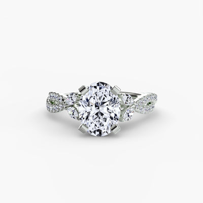 The Twist Pavé Ring