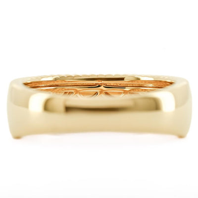 .12CTW Diamond Band - Fluted Dome Band, Sprinkle - 14K Yellow Gold
