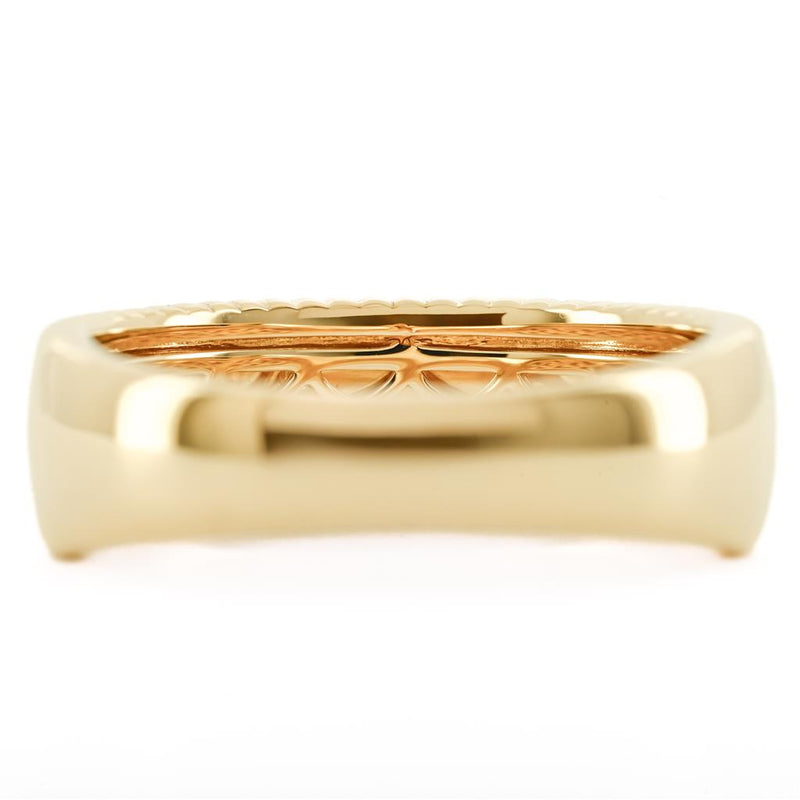 .12CTW Diamond Band - Fluted Dome Band, Sprinkle - 14K Yellow Gold