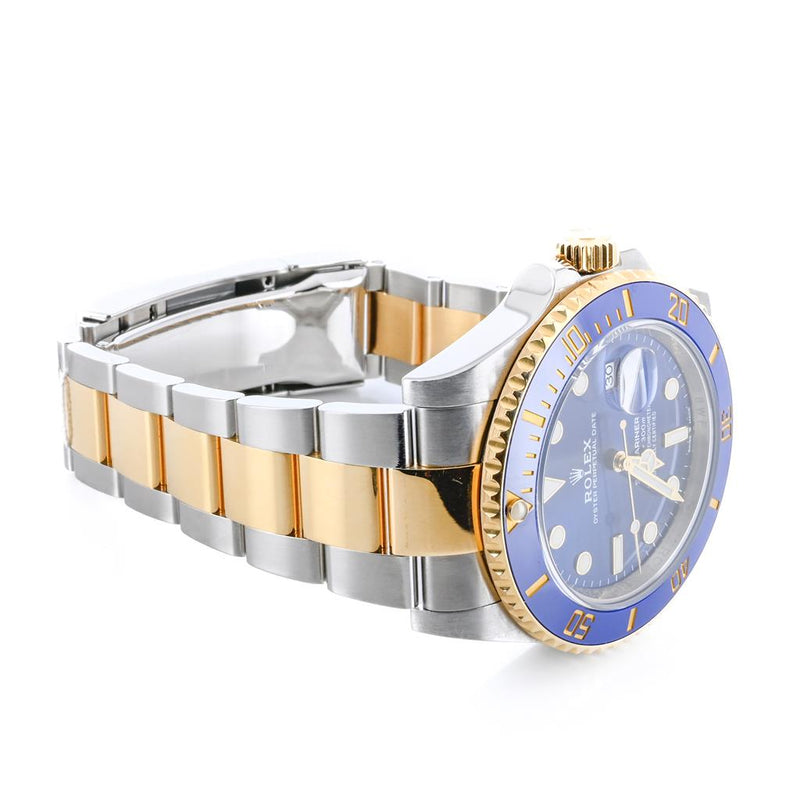 Rolex | 41MM Submariner Date "Bluesy" , Blue Dial - 18K Yellow Gold + Stainless Steel - 126613