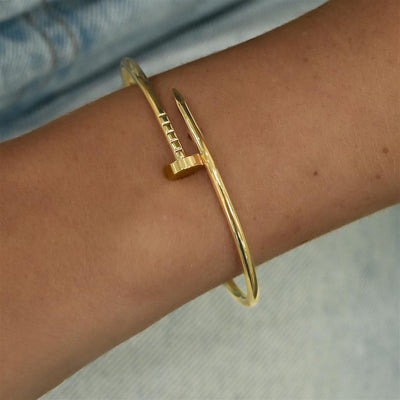 Cartier | Juste Un Clou Bracelet, Size 16 - 18K Yellow Gold
