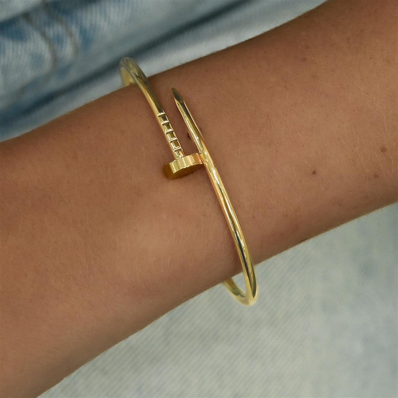Cartier | Juste Un Clou Bracelet, Size 16 - 18K Yellow Gold