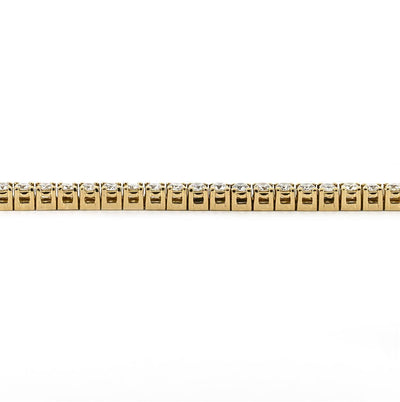 2.0ctw Round Diamond Tennis Bracelet - 14K Yellow Gold