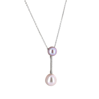 Schoeffel | Pearl + Diamond Necklace