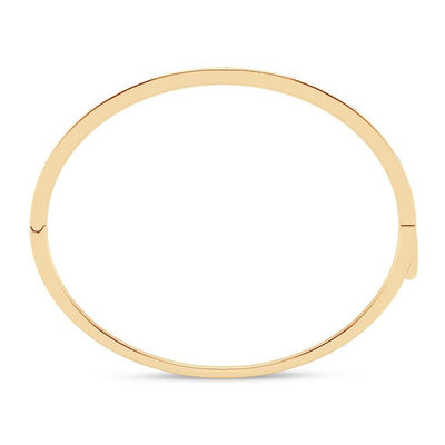 0.75ctw Round Diamond 7-Stone Bangle – 14K Yellow Gold