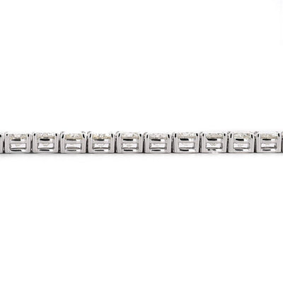 14.95ctw Round Diamond Tennis Bracelet, 6.25" - 14K White Gold