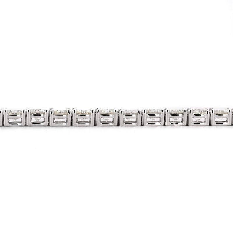 14.95ctw Round Diamond Tennis Bracelet, 6.25" - 14K White Gold