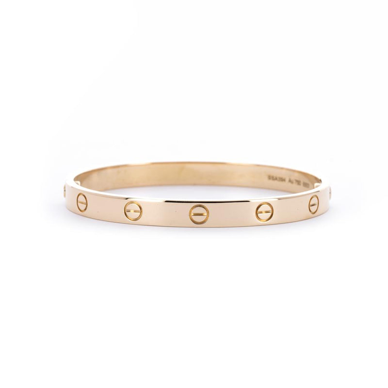 Cartier | Love Bangle, Size 17 - Yellow Gold