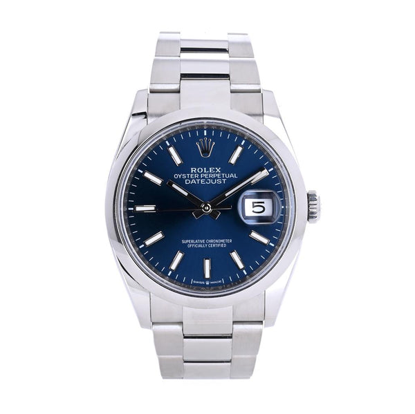 Rolex 126200 blue sale