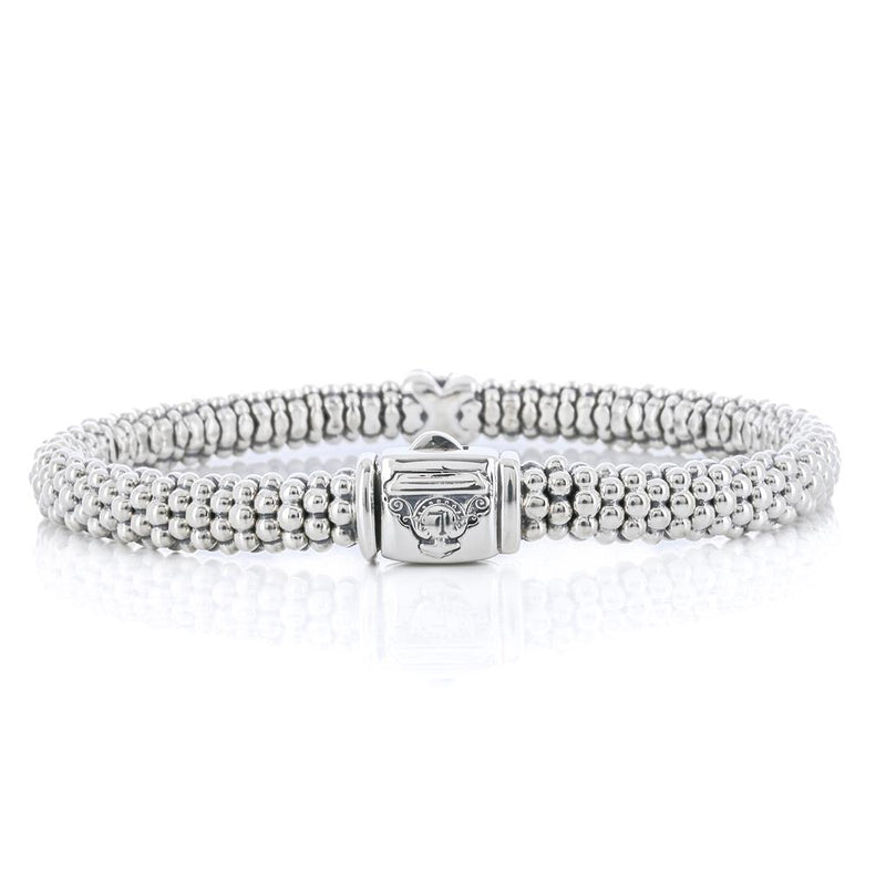 Lagos | Single Station X Diamond Bracelet, 6" - 925 Sterling Silver