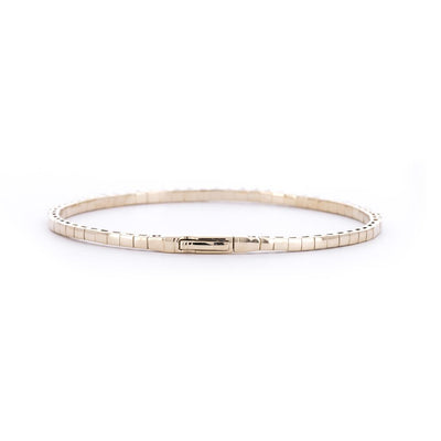 3.0ctw Diamond Flex Bangle -Yellow Gold