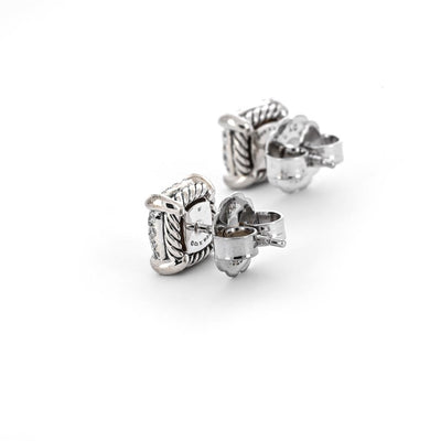 David Yurman | 0.82ctw 'Chatelaine' Diamond Stud Earrings