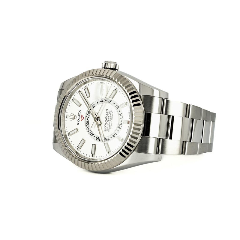 Rolex | 42mm Skydweller, White Dial, Oyster Bracelet - 336934