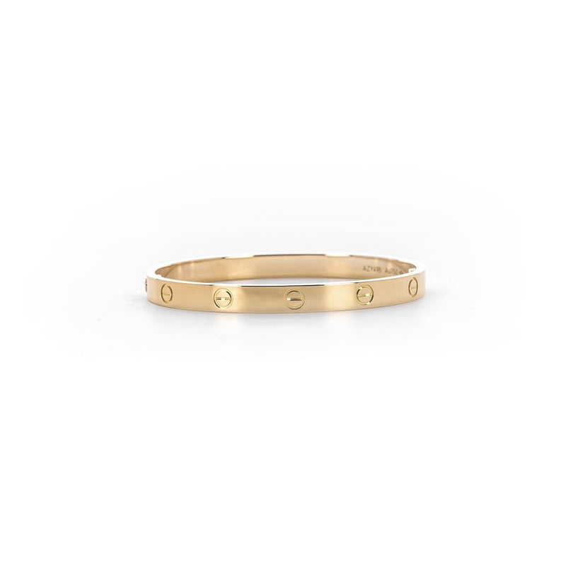 Cartier | Love Bracelet, 6mm, Size 19 – 18K Yellow Gold