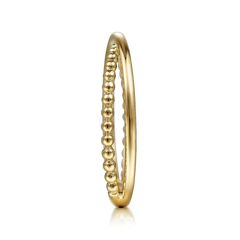 Bujukan Criss-Cross Ring - 14K Yellow Gold