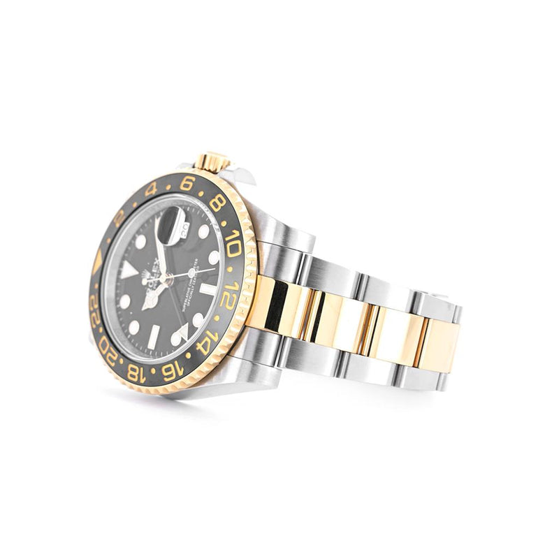 Rolex | 40mm GMT Master II, Black Dial, Oyster, Two-Tone - 116713LN