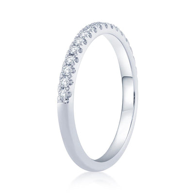 0.30ctw Lab-Grown Diamond Band - White Gold